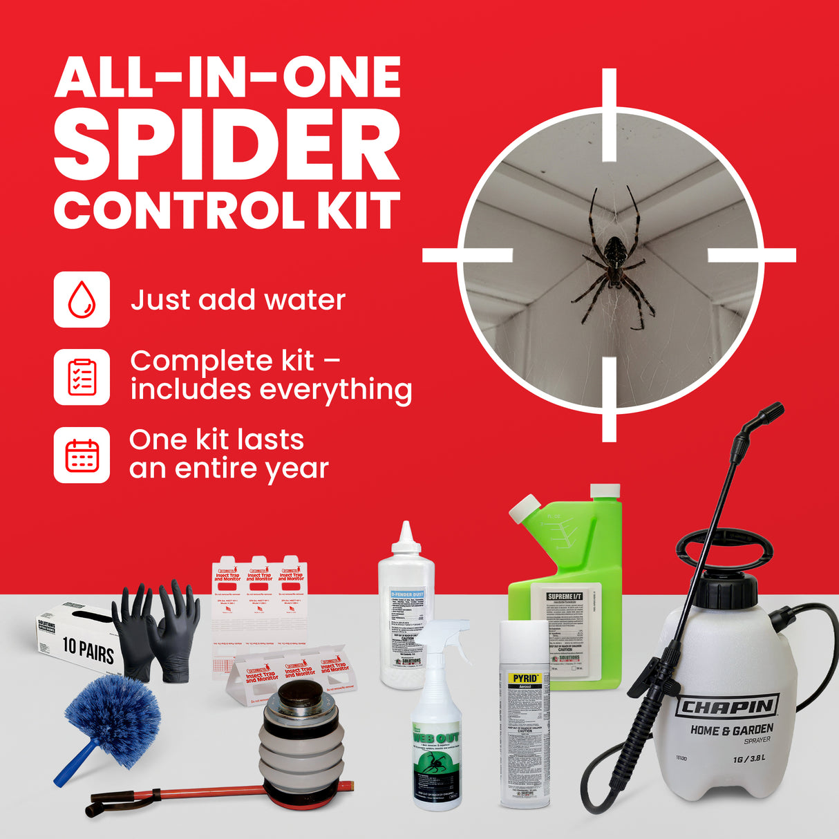 All-In-One Spider Control Kit