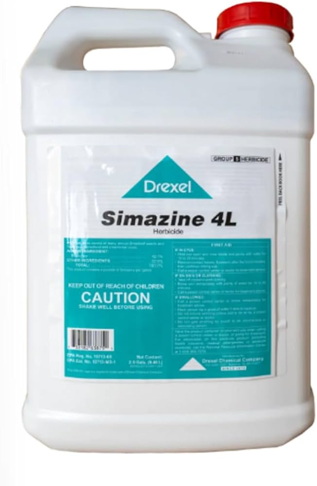 Simazine 4L Herbicide jug