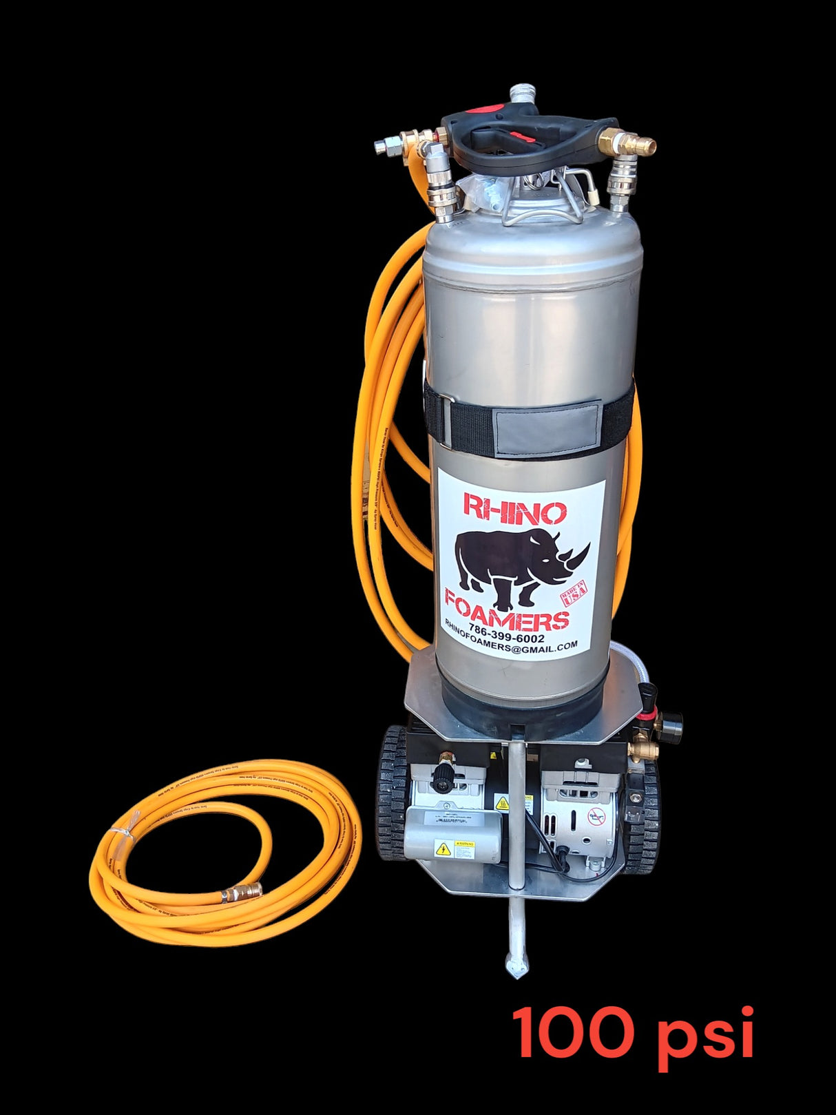 Rhino Foamers Power Cart - Portable Wet & Dry Foam Machine