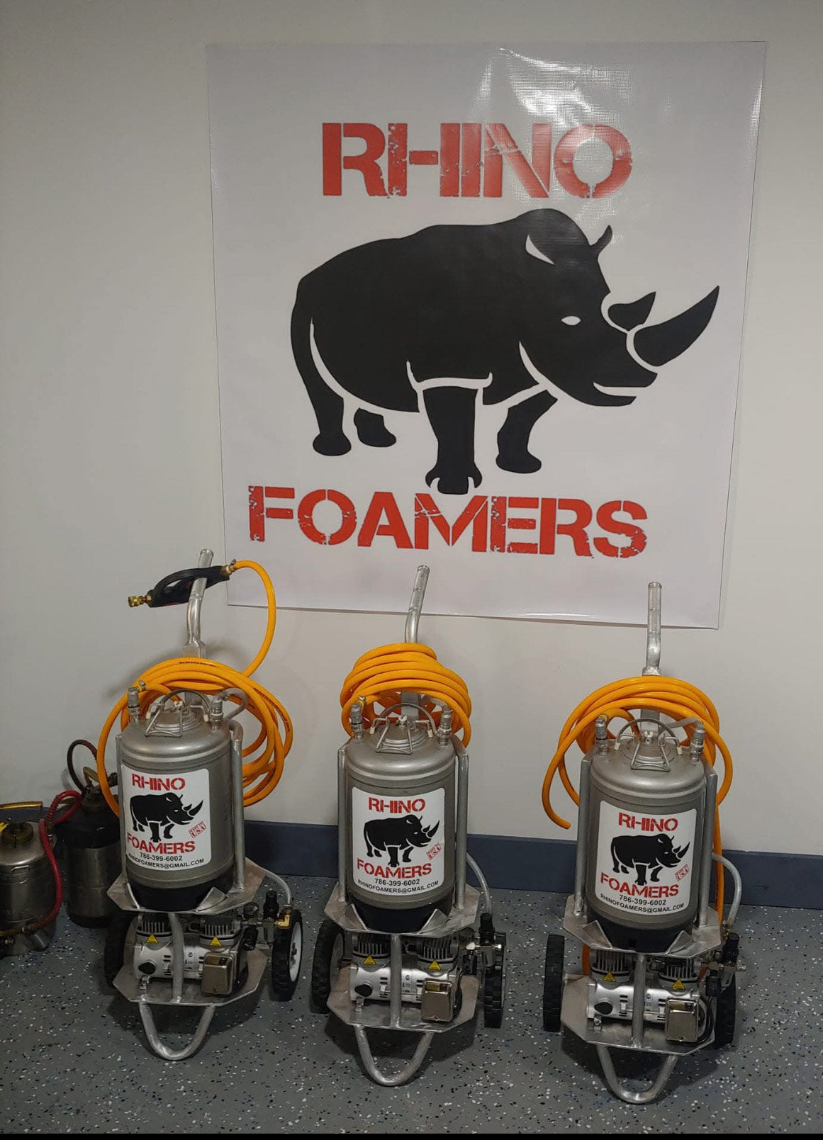 Rhino Foamers Power Cart - Portable Wet & Dry Foam Machine