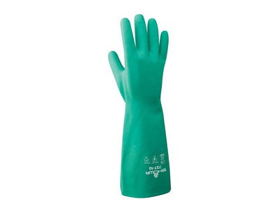 Unlined Chemical-Resistant Nitrile Gloves - 727