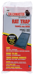Catchmaster 48R Rat Glue Tray - Black - 2 count