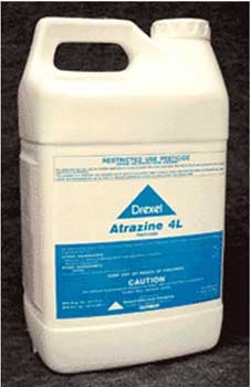 Atrazine 4L Herbicide jug RUP