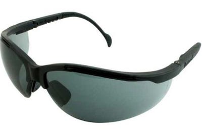 Klondike Matte Black Frame & Gray Lens Safety Eyewear