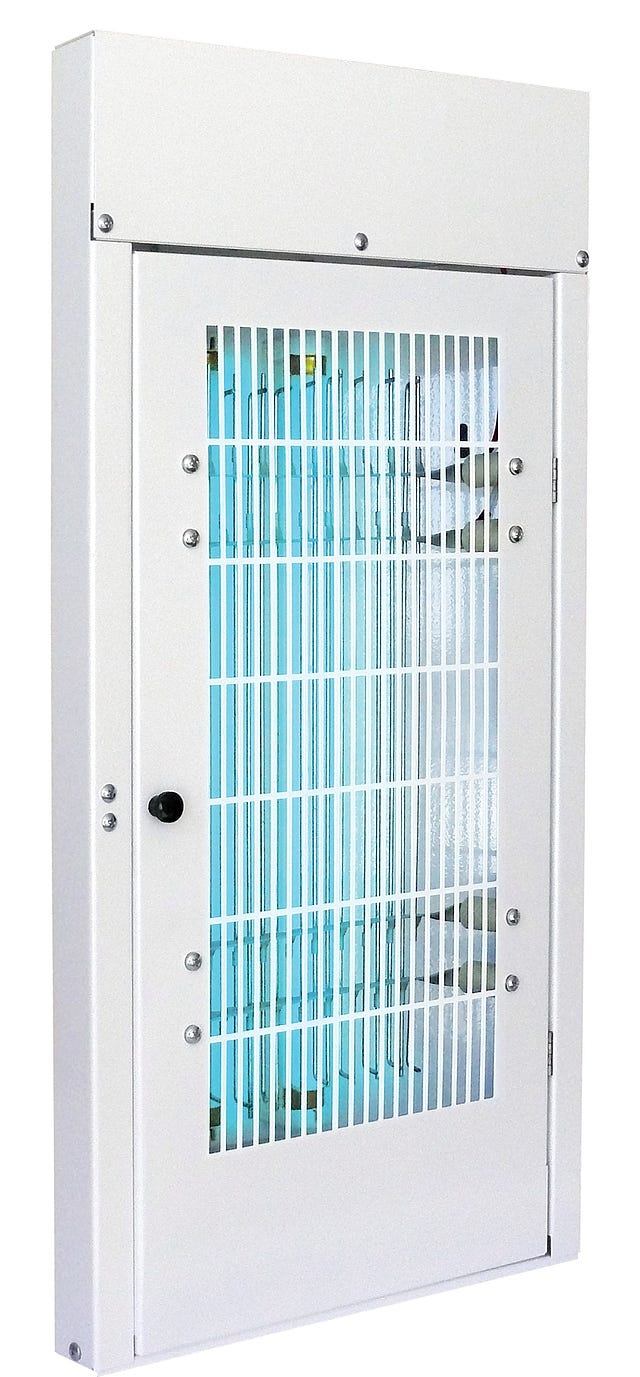 AG-963 White Compact Mounted Insect Electrocutor Trap