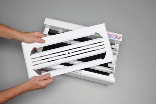 Mantis 1 x 2 White Discretion Cover