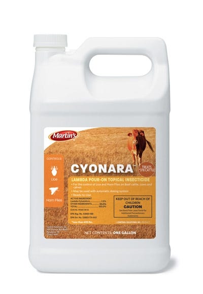 Cyonara Plus Pour-On Topical Insecticide