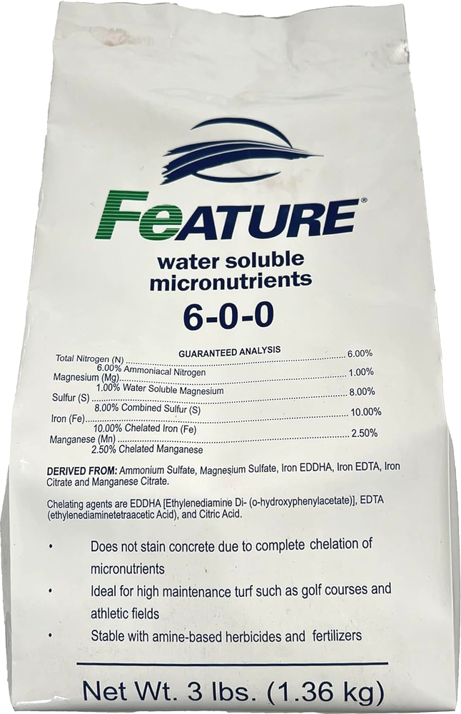 FeATURE 6-0-0 Water Soluble Micronutrients - 3lb Bag