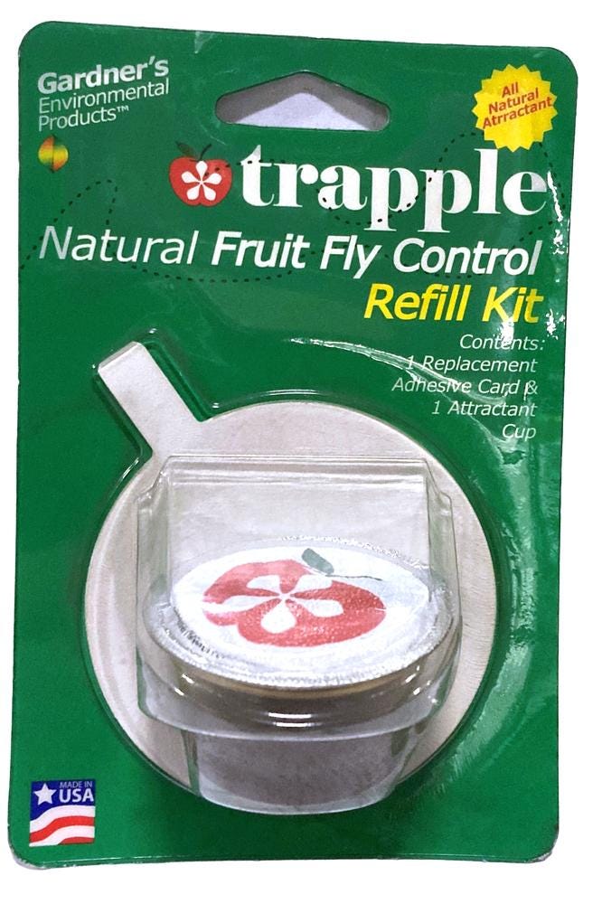 Trapple Fruit Fly Trap Refill Kit
