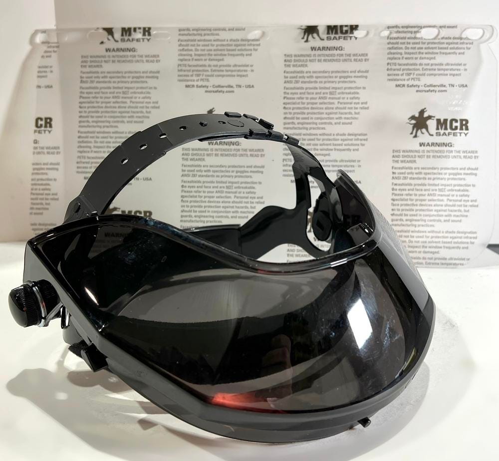 Face Shield with Clear Headgear