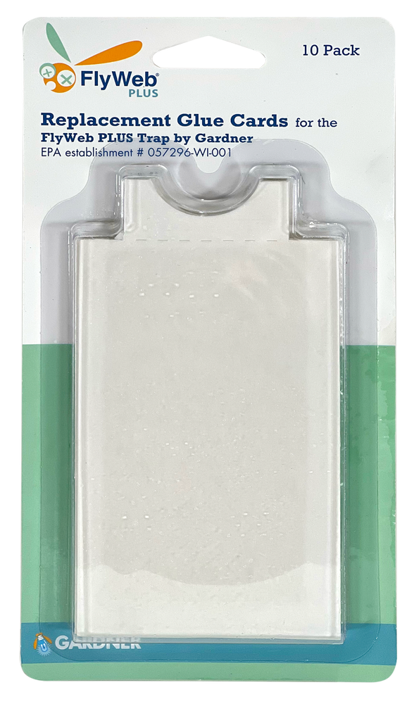 FlyWeb Plus Glue Board (White) 10 / pack Part#CS-64