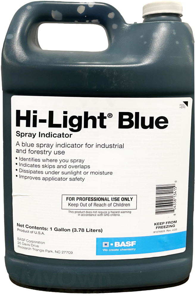 Hi-Light Vegetation Management Spray Indicator - 1 Gallon