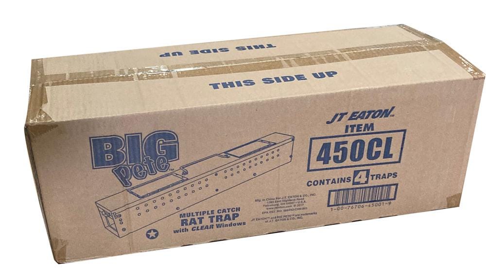 Big Pete Multiple Catch Trap with Clear Window