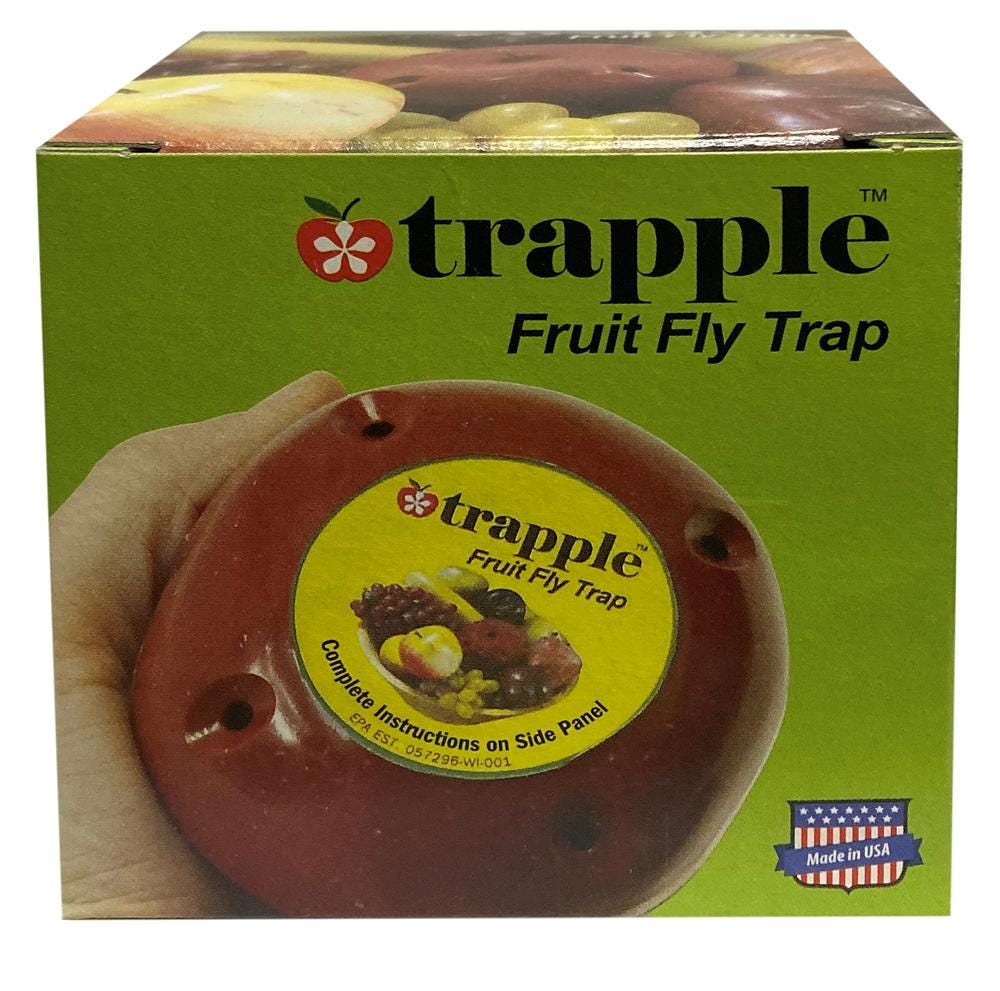 Trapple Fruit Fly Trap - Box of 6 Traps