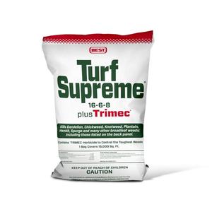 Turf Supreme 16-6-8 PLUS with Trimec - 50lb Bag