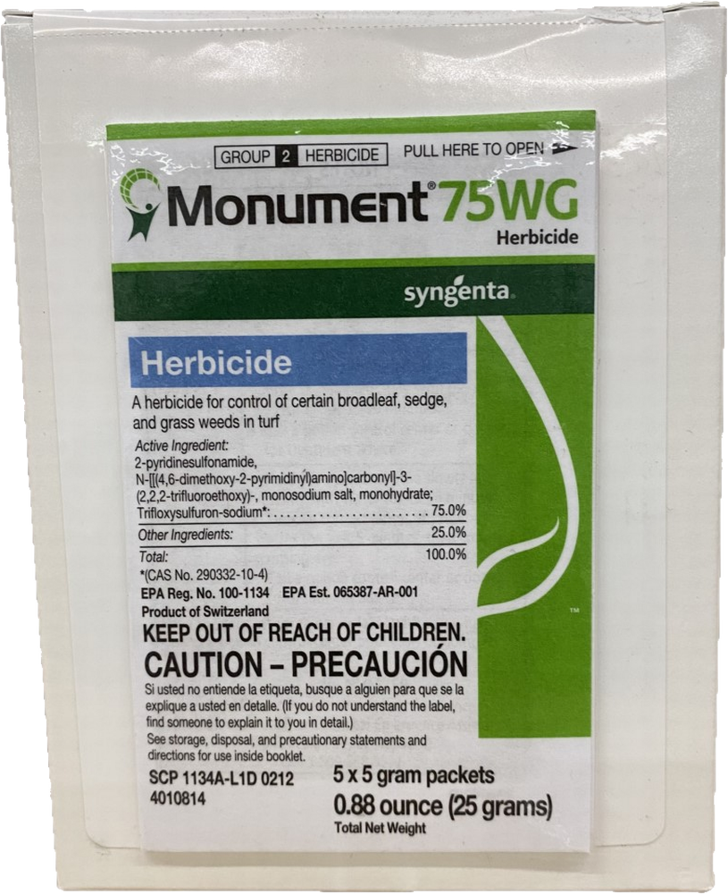 Monument 75WG Herbicide - Box of 5 x 5 g packets