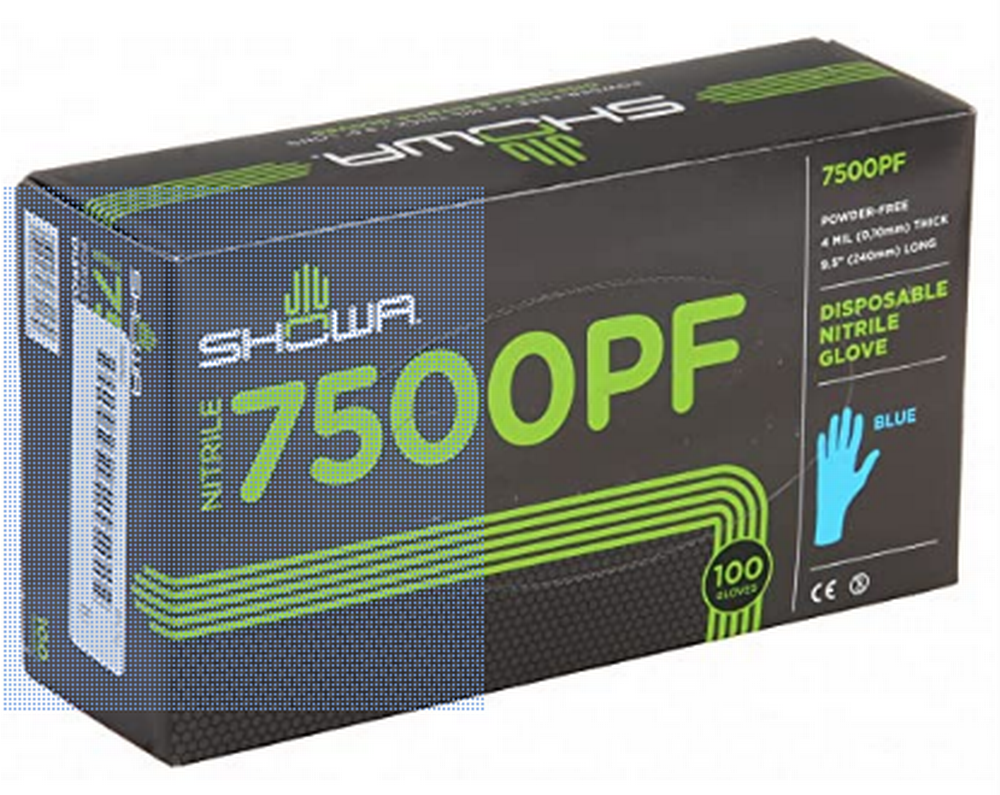 Gloves Nitrile Powder Free 2XL - 100 Gloves per box