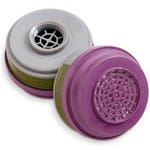 Uni-Sorb Multi-Contaminant Cartridge/P100 Filter Combo