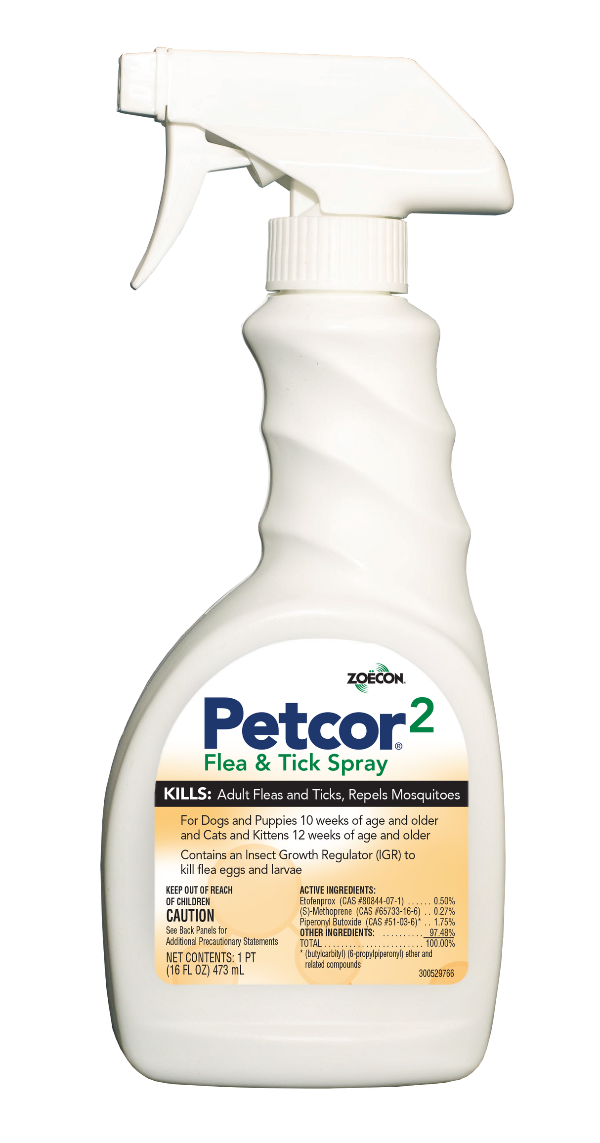 Petcor 2 Flea & Tick Spray - 16 oz