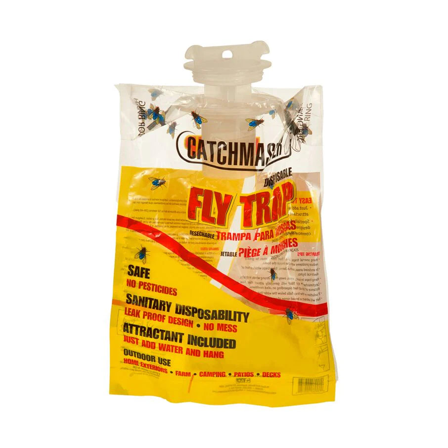 Disposable Fly Bag Trap - Case of 8 Traps