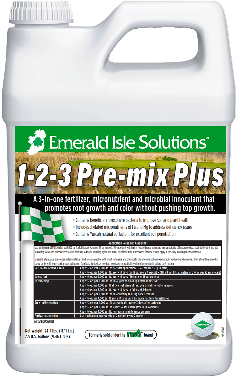 Emerald Isle 1-2-3 Premix Plus - 2.5 Gallon