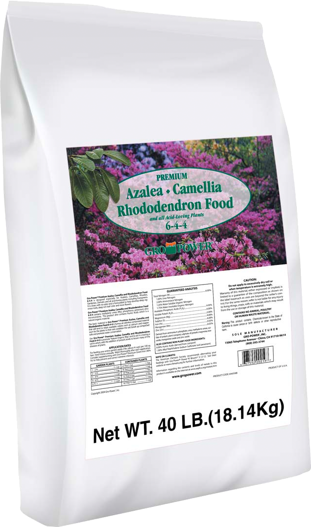 Gro-Power Premium Azalea/ Camellia/ Rhododendron Food 6-4-4 bag
