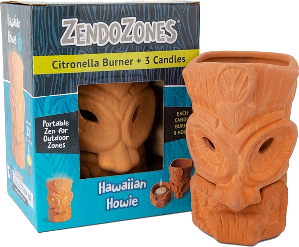ZendoZones Citronella Burner - Hawaiian Howie