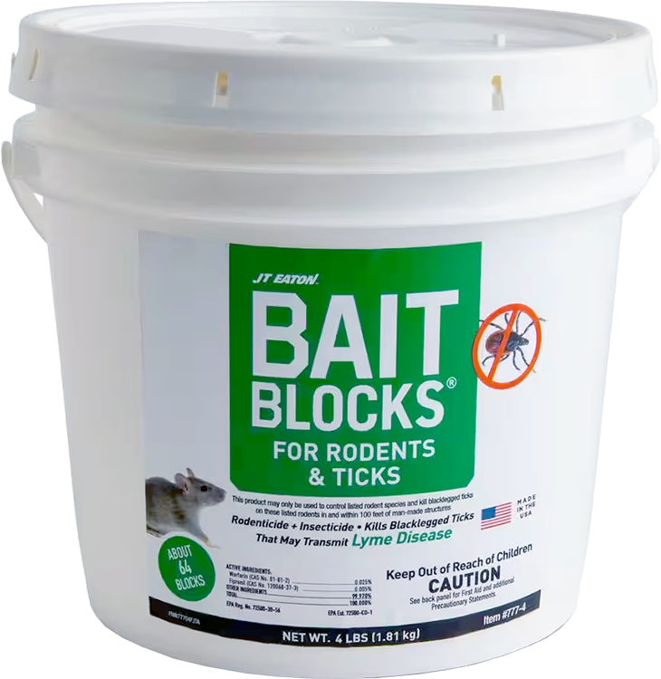 Bait Blocks For Rodents Ticks