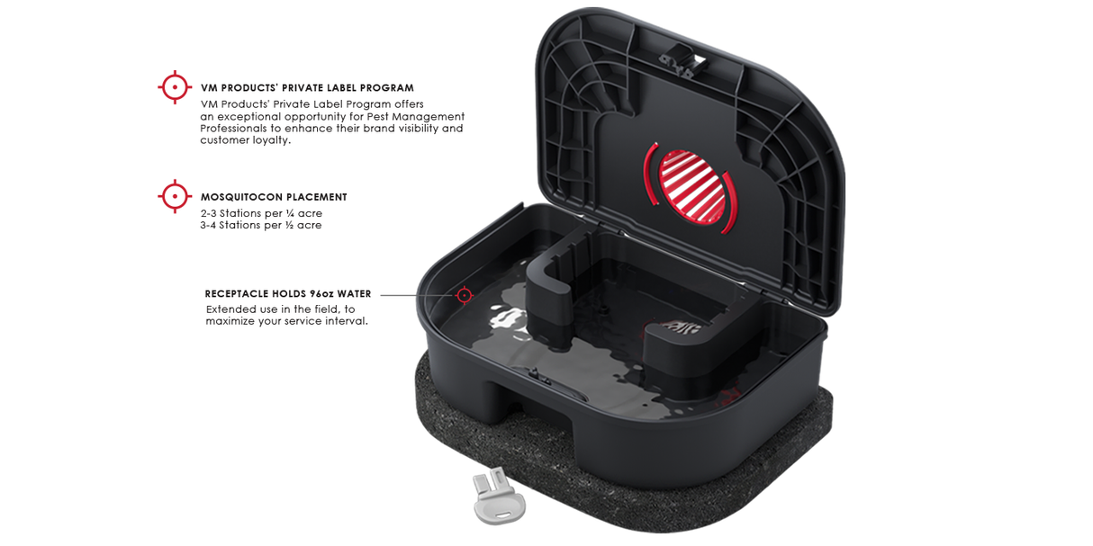 MosquitoCon Water-Holding Receptacle