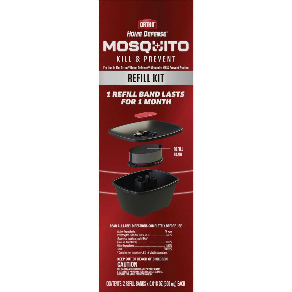 Ortho Home Defense Mosquito Kill & Prevent ( 2 Refills Bands )