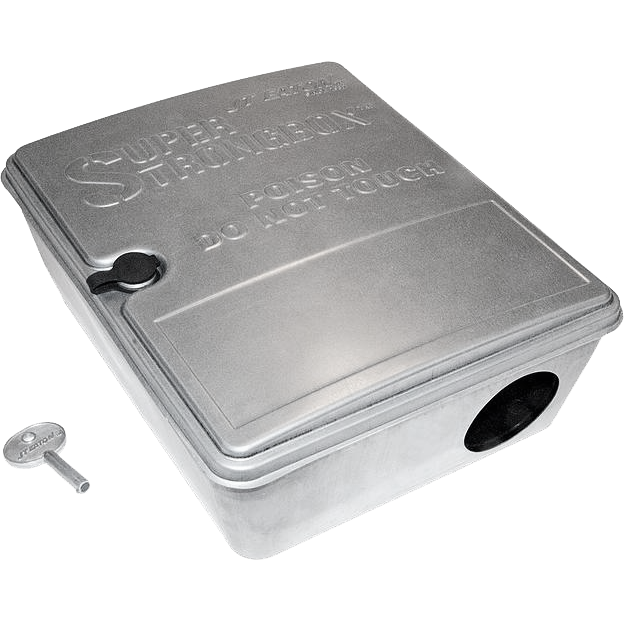 Super Strongbox Galvanized Steel Tamper-Resistant Bait Station