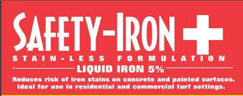 Safety Iron Plus 5% Fe Fertilizer jug