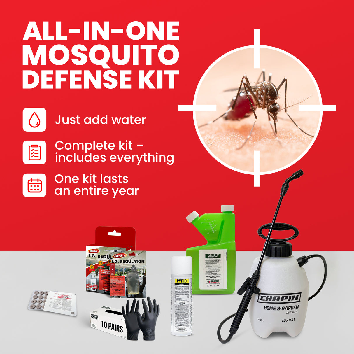 All-In-One Mosquito Defense Kit