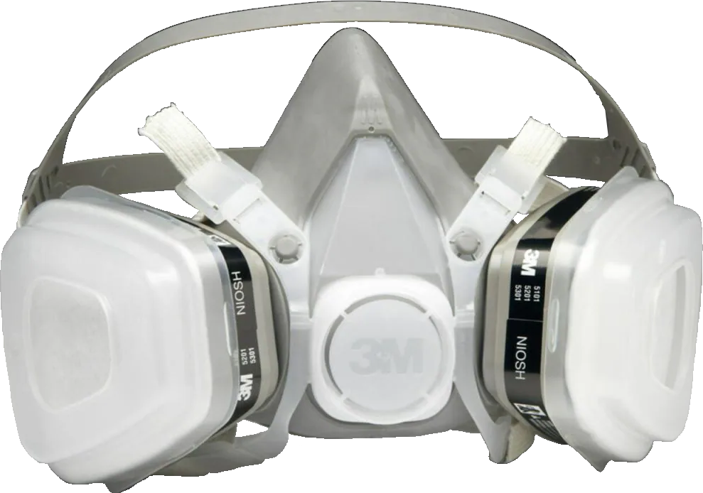 3M 5000-Series Half Facepiece Disposable Respirator Assembly