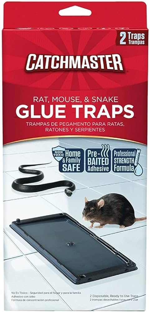 Catchmaster Rat - Mouse - and Snake Glue Traps