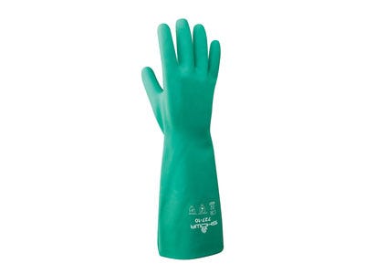 Glove Nitrile Large 13'' 15 mil Green Unlined