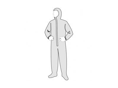 Permagard Coverall with Attached Hood & Boots