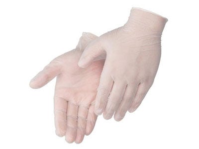 Powder-Free Disposable Vinyl Industrial Glove - Large