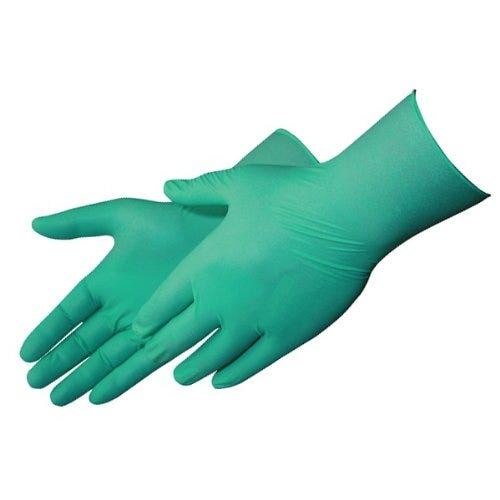 4 Mil Textured Green Nitrile Gloves