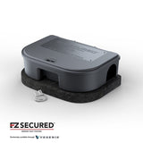 EZ Secured Rodent Bait Station - Black - 2 pack