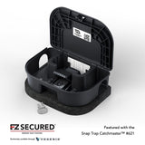 EZ Secured Rodent Bait Station - Black - 2 pack