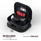 EZ Secured Rodent Bait Station - Black - 2 pack