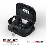 EZ Secured Rodent Bait Station - Black - 2 pack