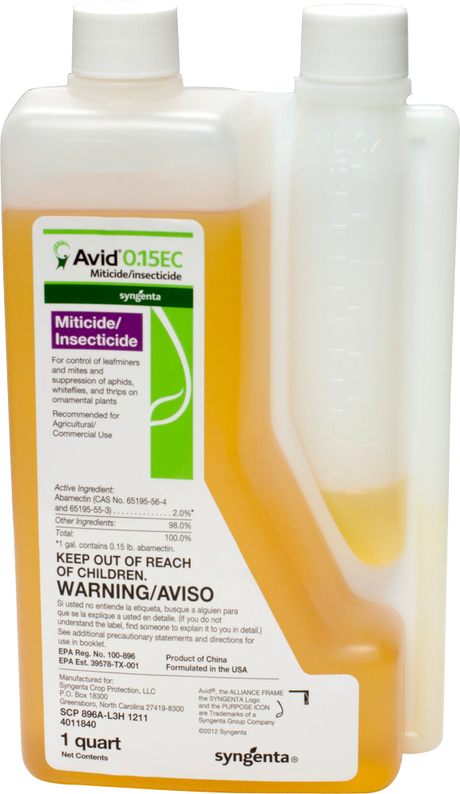 Avid 0.15 EC Miticide & Insecticide