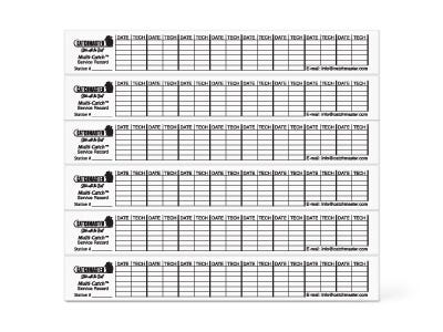 Catchmaster Service Labels