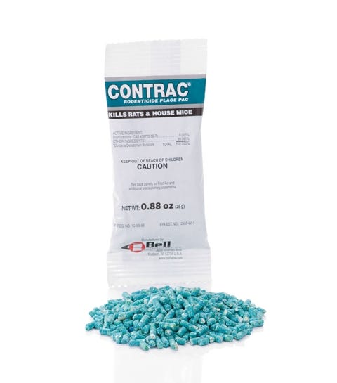 Contrac Rodenticide Place Pacs - 291 x 25 g