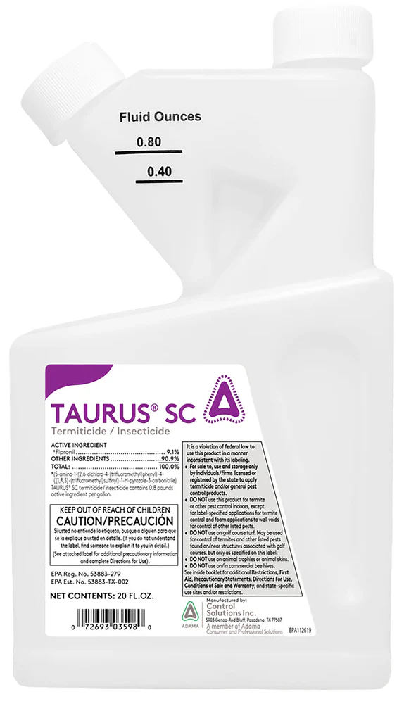 Taurus SC Termiticide - 20 oz. – Pest Control Superstore