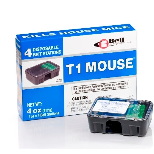 T1 Pre-Baited Disposable Mouse Bait Stations