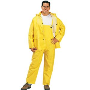 3-Piece Yellow Rain Suit with Bib