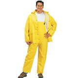 3-Piece Yellow Rain Suit with Bib